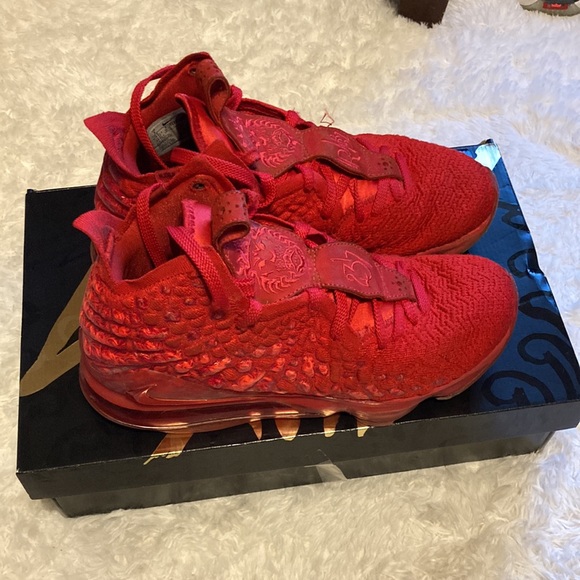 Lebron 17 Red Carpet, SIZE 9 (no box) - Picture 2 of 3